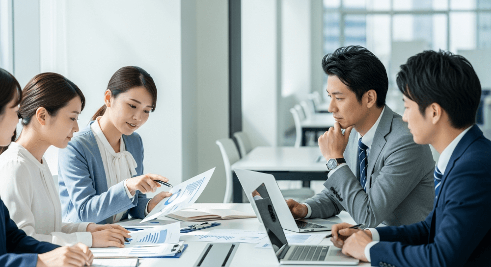 薬事コンサルティングの様子