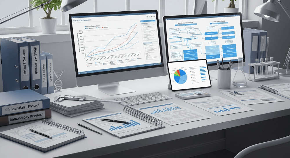臨床試験の準備・運営の様子